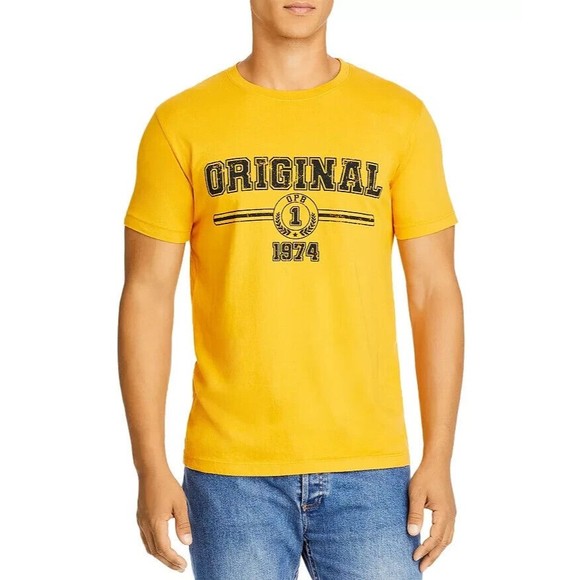 Original Paperbacks Mens Everett Vintage Sports Tee Yellow mustard Size LARGE - Picture 1 of 1
